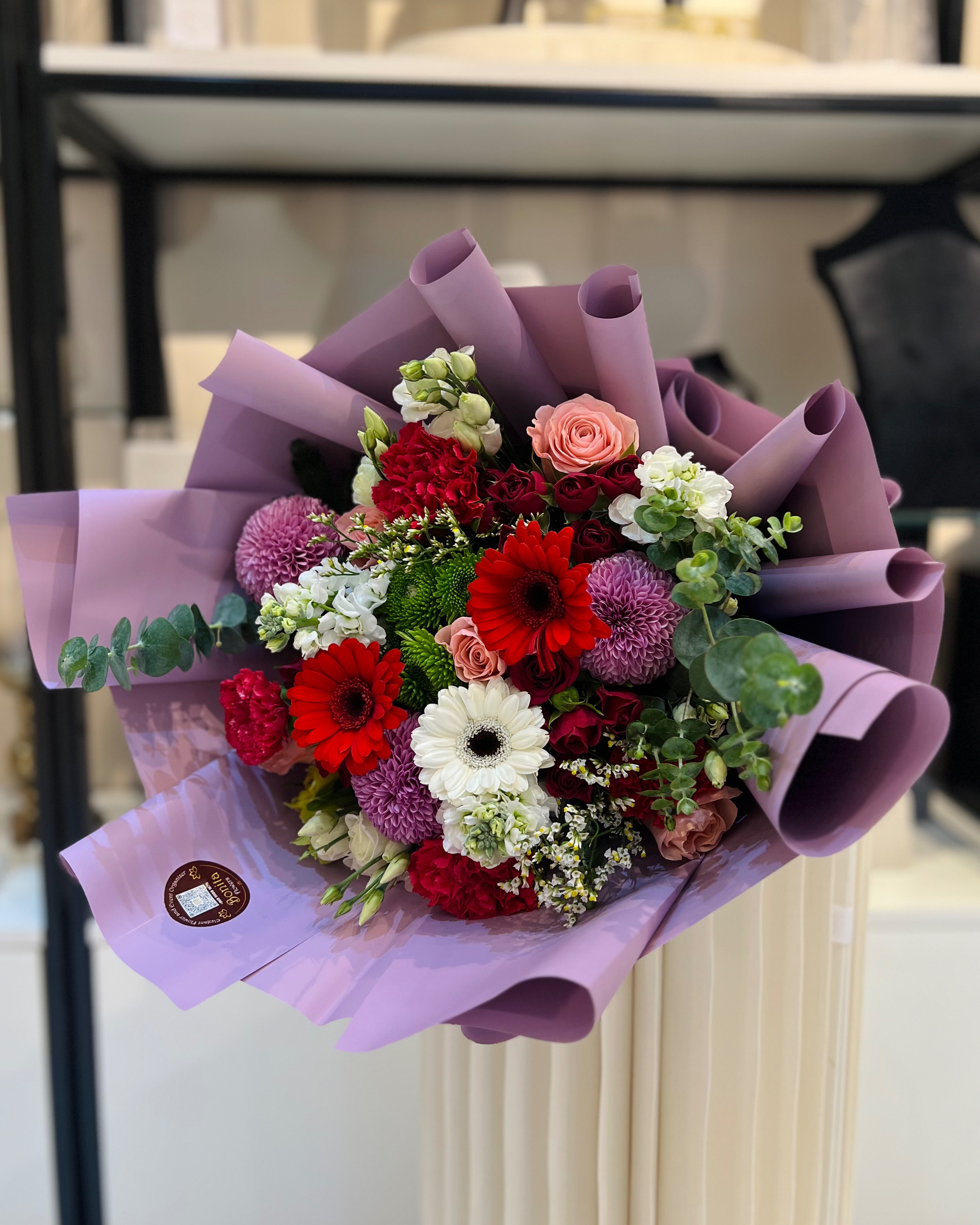 The Crimson Radiance Bouquet