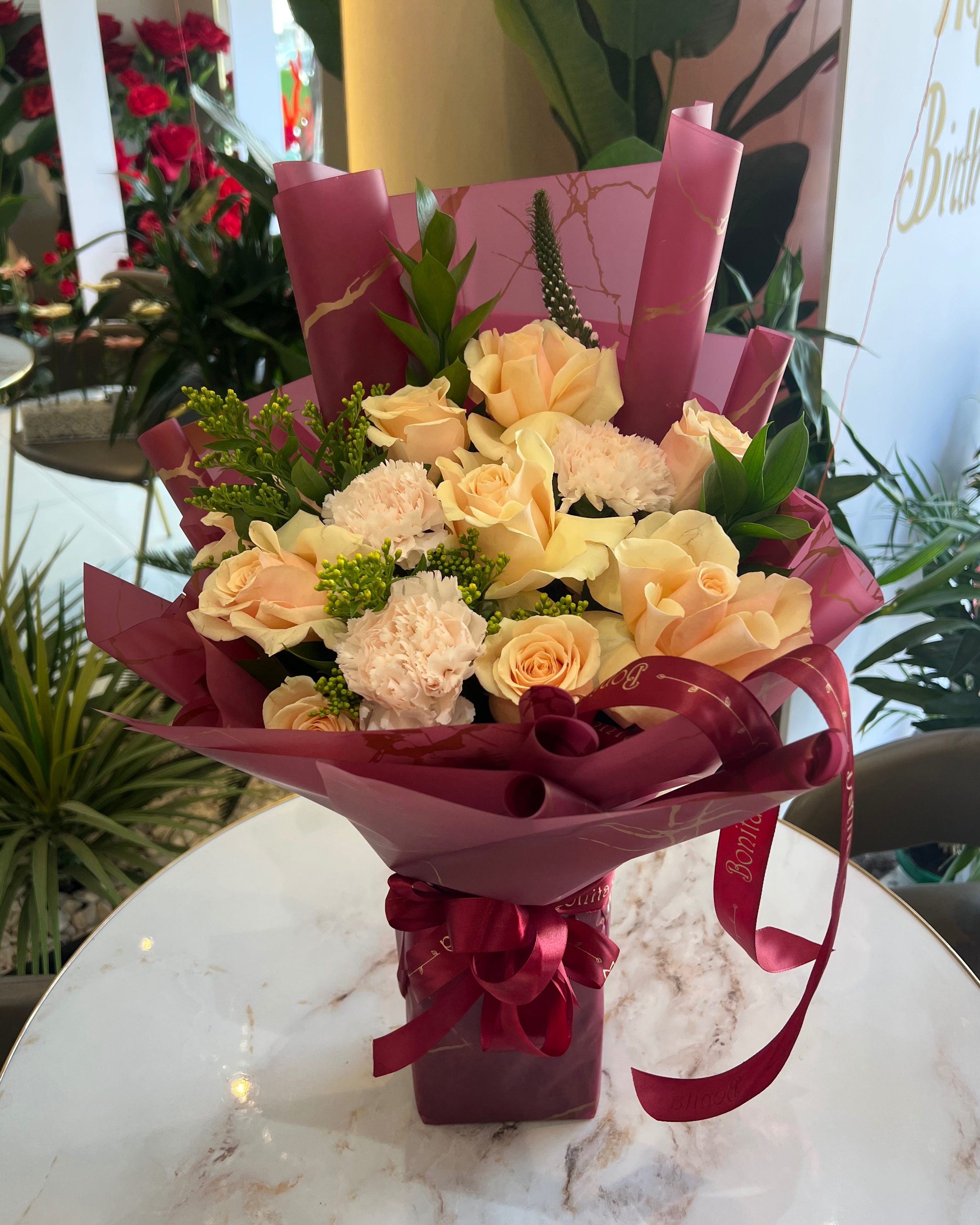 The Peach Sorbet Bouquet