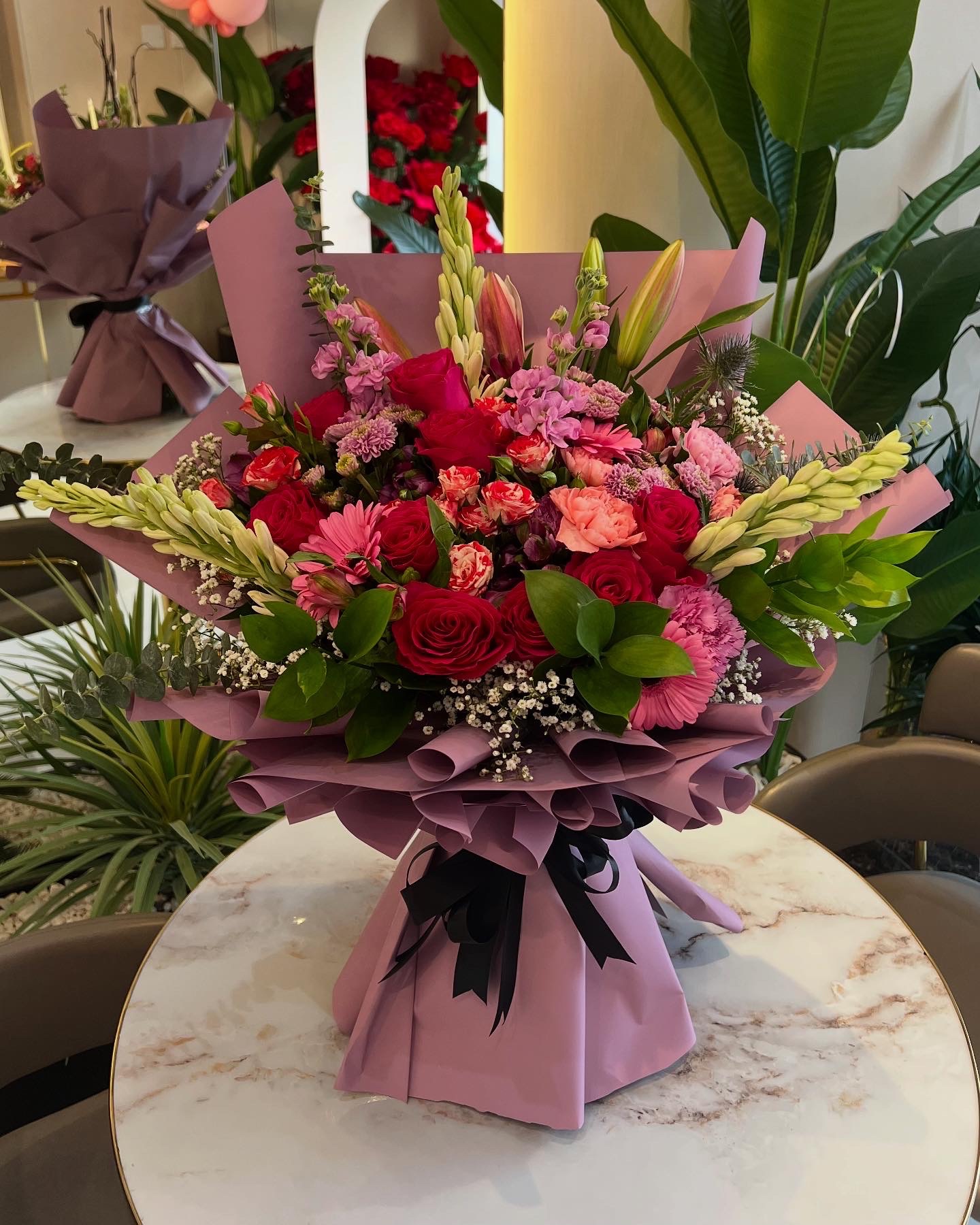 The Majestic Magenta Bouquet